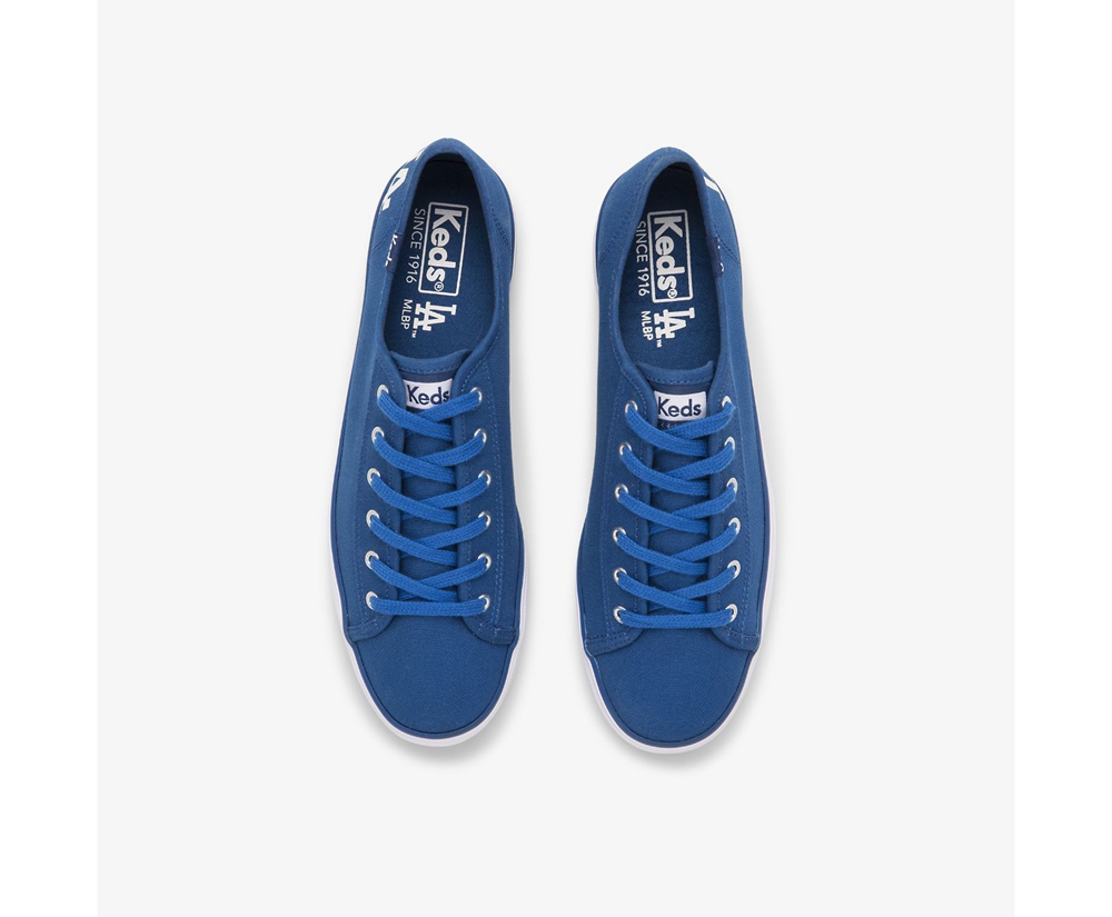 Keds Sneakers Blue - Triple Kick MLB® - Womens TEQAJF-652